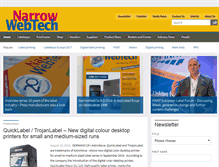 Tablet Screenshot of narrowwebtech.com